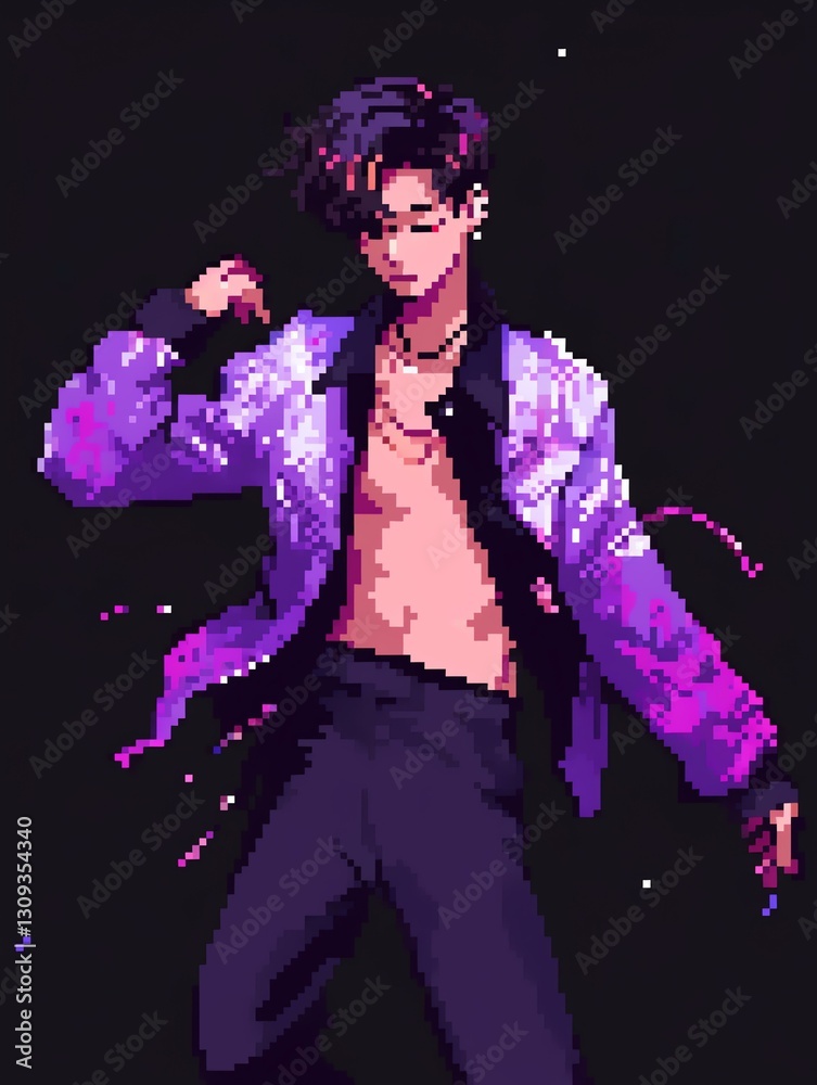 Obraz premium Pixelated Man