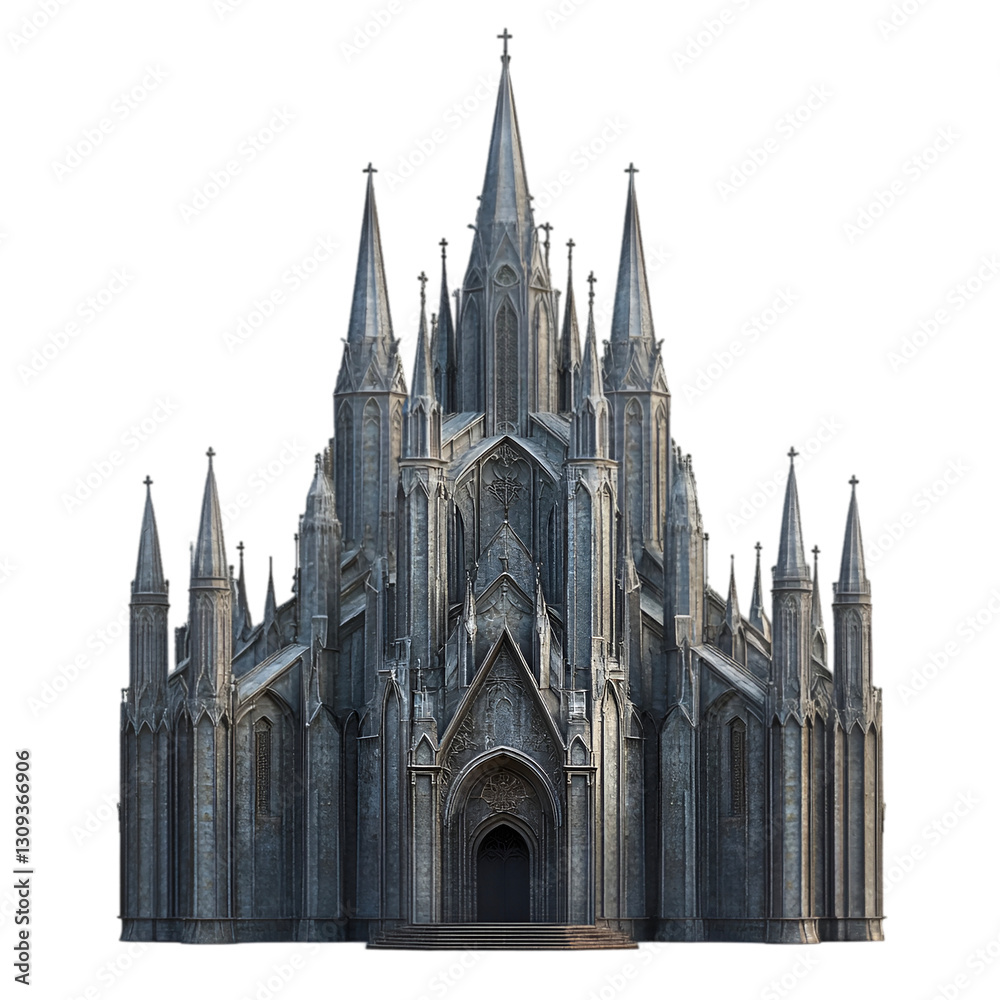 Gothic Cathedral Majestic Stone Architecture Dark Fantasy Gothic Cathedral Majestic Stone Architecture Dark Fantasy