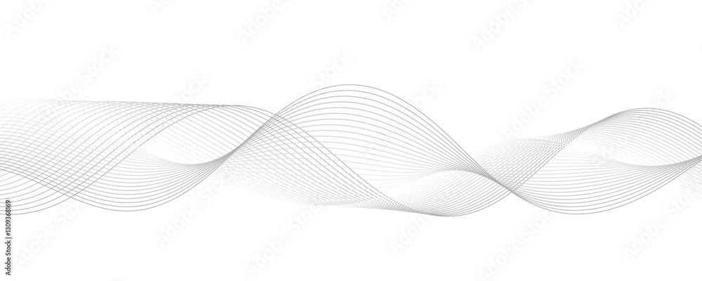 Gray wave curve lines abstract background with flowing particles. Digital energy waves technology concept. Modern backdrop design for business, presentation, banner. Gray wave curve lines abstract background with flowing particles. Digital energy waves technology concept. Modern backdrop design for business, presentation, banner.