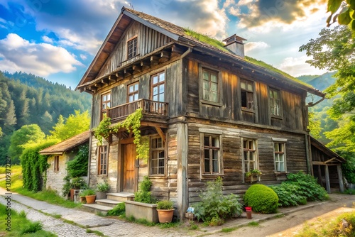 Wallpaper Mural old house sightseeing Torontodigital.ca