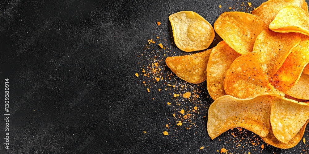 Chips food Banner Chips food Banner