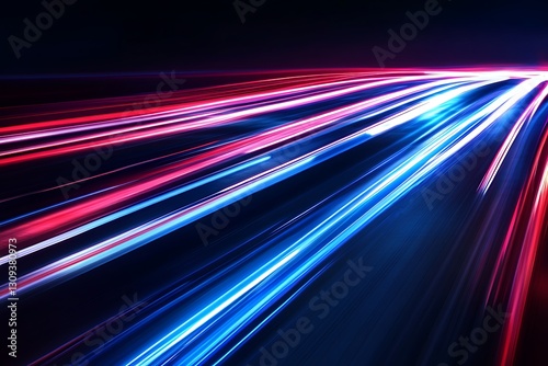 Dynamic Neon Light Trails