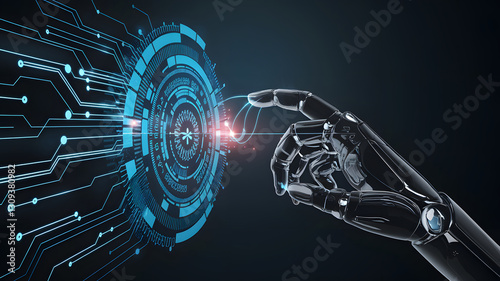 A digital design where AI predicts and reacts to events in real time, with dynamic outputs.