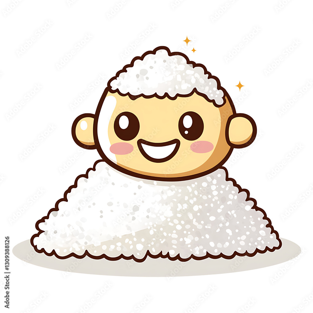 salt cartoon isolated on white background full depth of field salt cartoon isolated on white background full depth of field