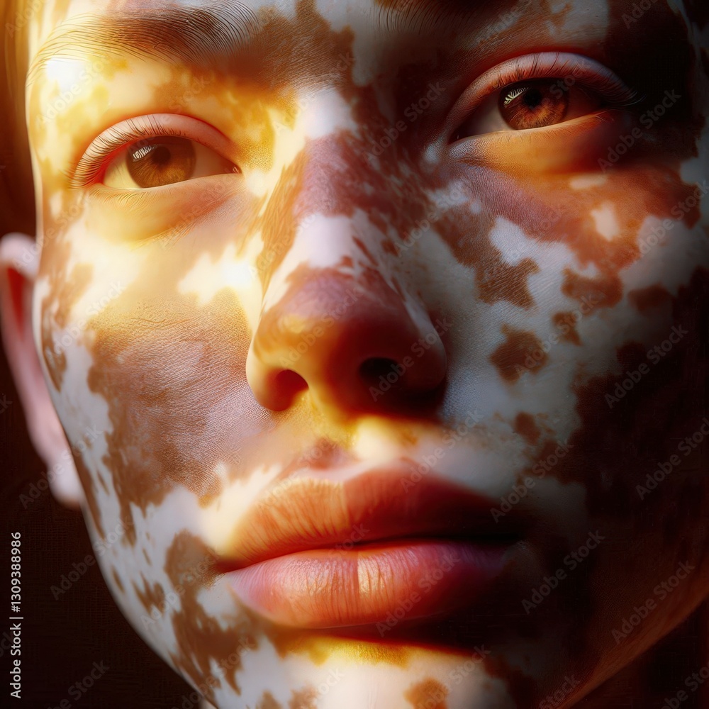 Fototapeta premium Close-up Portrait, Unique Skin