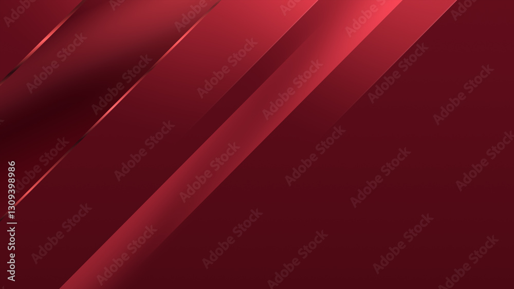 Luxury red background. Red glass layout for text. Simple clean raspberry template for intro text. HD, 
