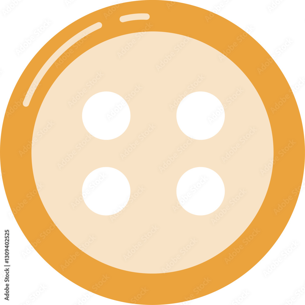 Fototapeta premium Button illustration.