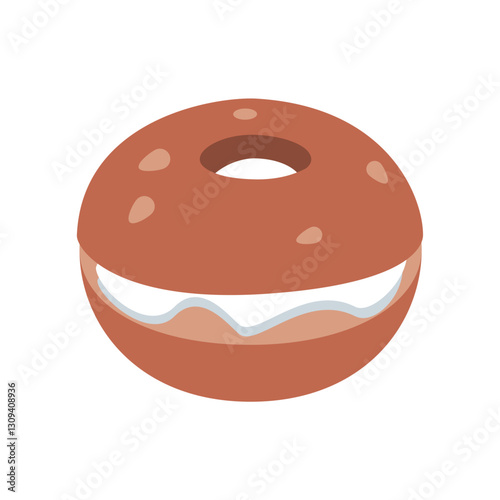 Cream-Filled Donut