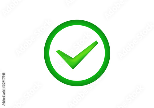 A green checkmark inside a circle showing confirmation or approval for tasks or lists.