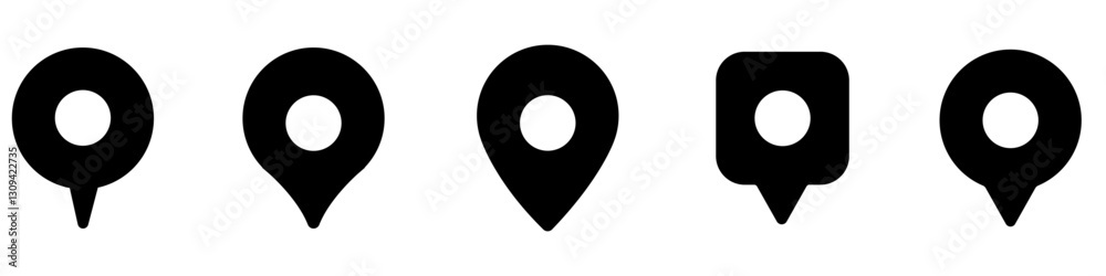 Location vector icon set. Pin icon. Map pin illustration sign collection. point symbol. Position log Location vector icon set. Pin icon. Map pin illustration sign collection. point symbol. Position log