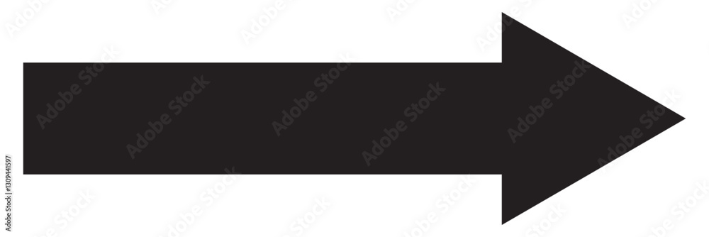 Long straight arrow icon. Long arrow icon pointing right. Black long arrow icon. Long arrow vector icon. Black long arrow isolated on a white background. Long straight arrow icon. Long arrow icon pointing right. Black long arrow icon. Long arrow vector icon. Black long arrow isolated on a white background.