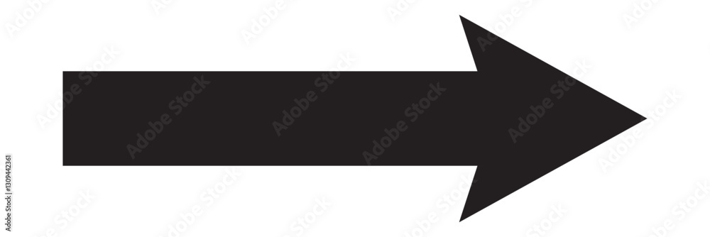 Long straight arrow icon. Long arrow icon pointing right. Black long arrow icon. Long arrow vector icon. Black long arrow isolated on a white background. Long straight arrow icon. Long arrow icon pointing right. Black long arrow icon. Long arrow vector icon. Black long arrow isolated on a white background.