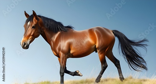 horse in the field