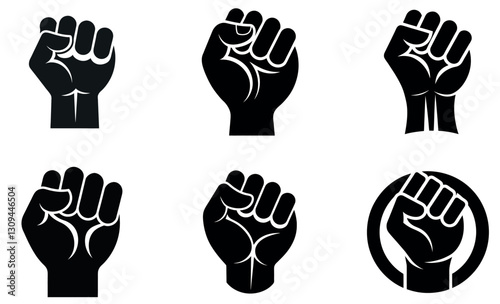 Powerful Black Fist Symbols for Activism and Protest