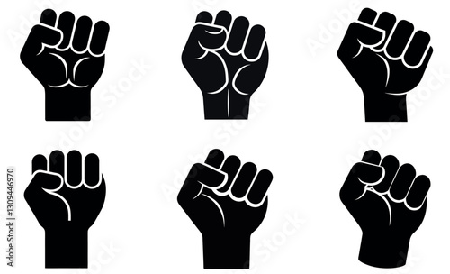 Powerful Black Fist Symbols for Activism and Protest