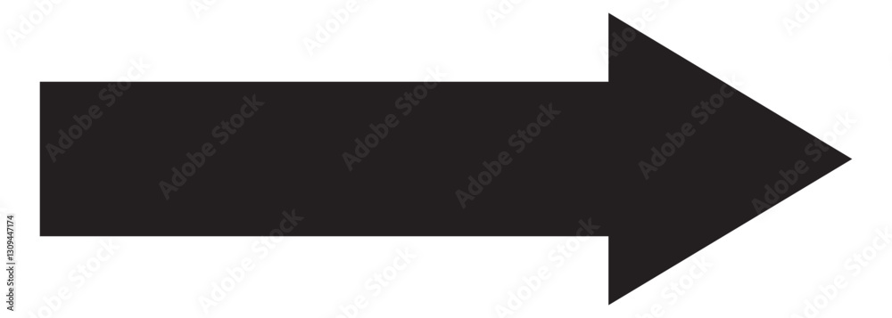 Long straight arrow icon. Long arrow icon pointing right. Black long arrow icon. Long arrow vector icon. Black long arrow isolated on a white background. Long straight arrow icon. Long arrow icon pointing right. Black long arrow icon. Long arrow vector icon. Black long arrow isolated on a white background.