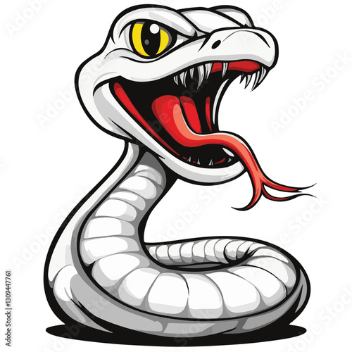 snake colorful vector illustration 