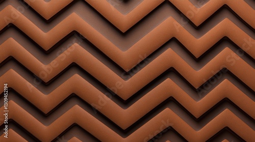 Burnt Sienna Chevron Tweed with Velvet Touch. A warm, earthy burnt sienna paired with a rich velvet finish for a luxurious feel.