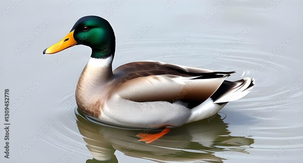 Obraz premium duck on the water