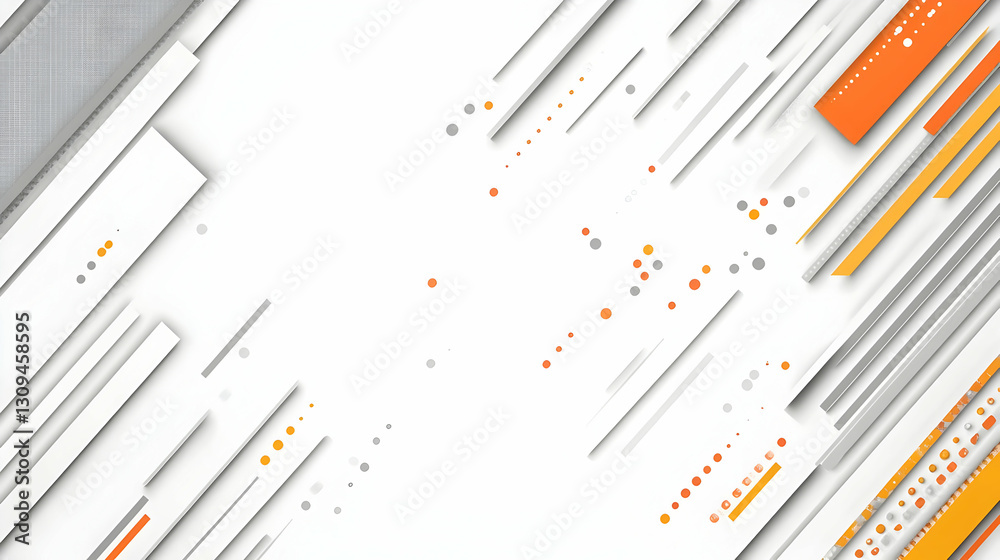 Abstract Background with Orange and Gray Lines Abstract Background with Orange and Gray Lines