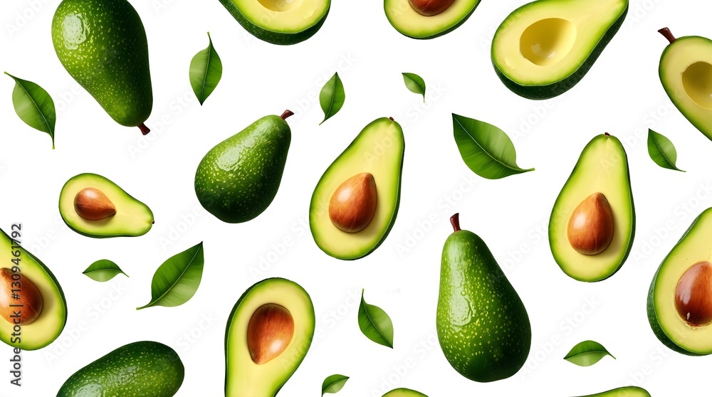 seamless pattern with avocado seamless pattern with avocado