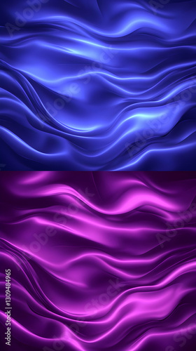 Abstract Background: Blue and Purple Waves