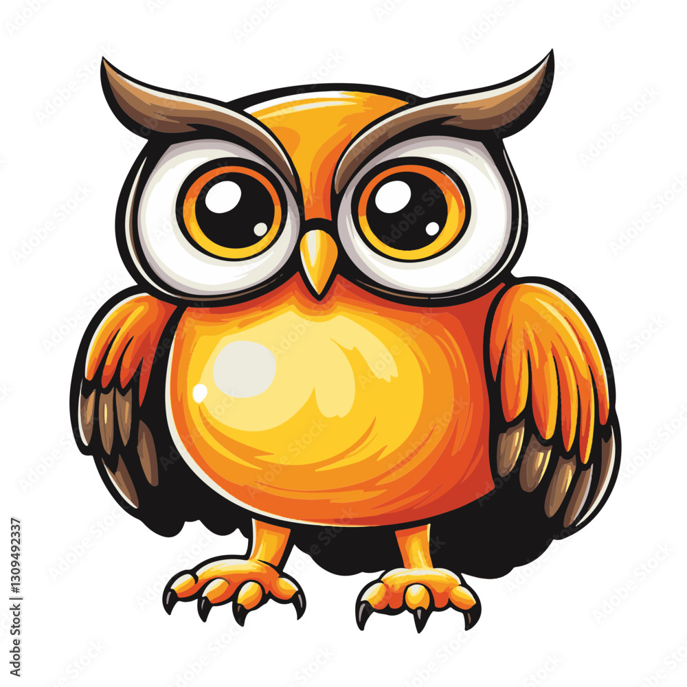 Fototapeta premium owl vector illustration