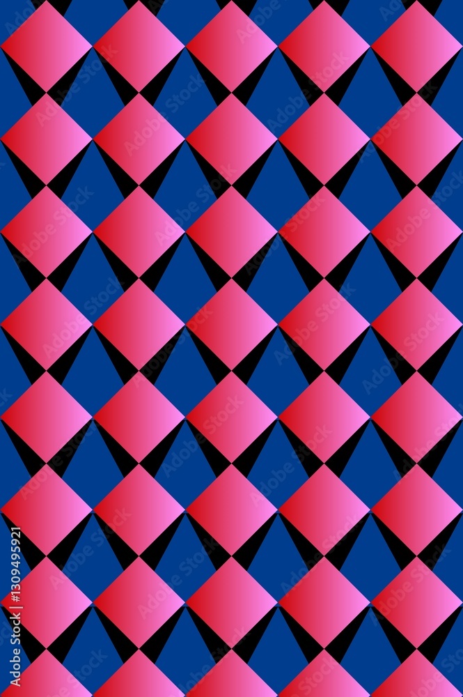 Obraz premium red seamless pattern