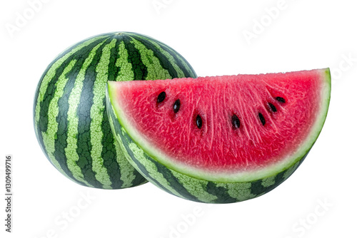watermelon slice - juicy summer fruit