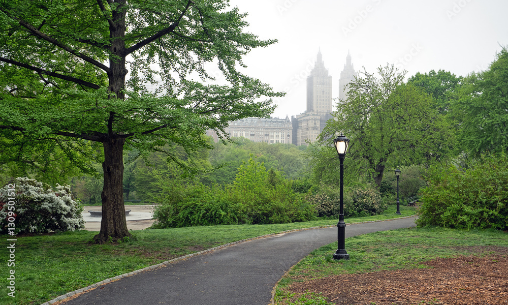 Central Park in spring