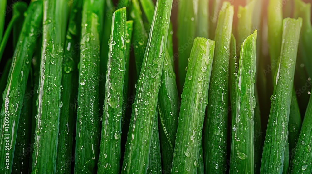 Explore the vibrant beauty of fresh produce with this stunning close-up of crisp green onion stalks with intricate details This high-resolution image captures the essence of healthy eating and Explore the vibrant beauty of fresh produce with this stunning close-up of crisp green onion stalks with intricate details This high-resolution image captures the essence of healthy eating and