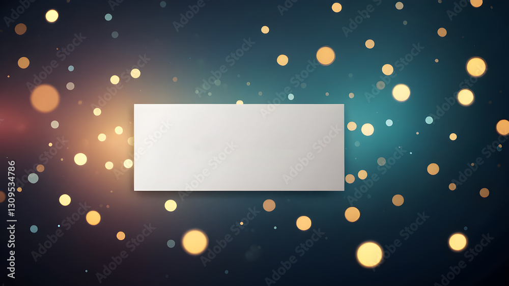 Obraz premium Artifical Intelligence generated bokeh abstract light background. Festive Background With