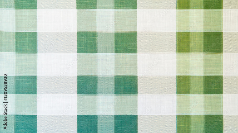 Green and White Checkered Fabric Green and White Checkered Fabric