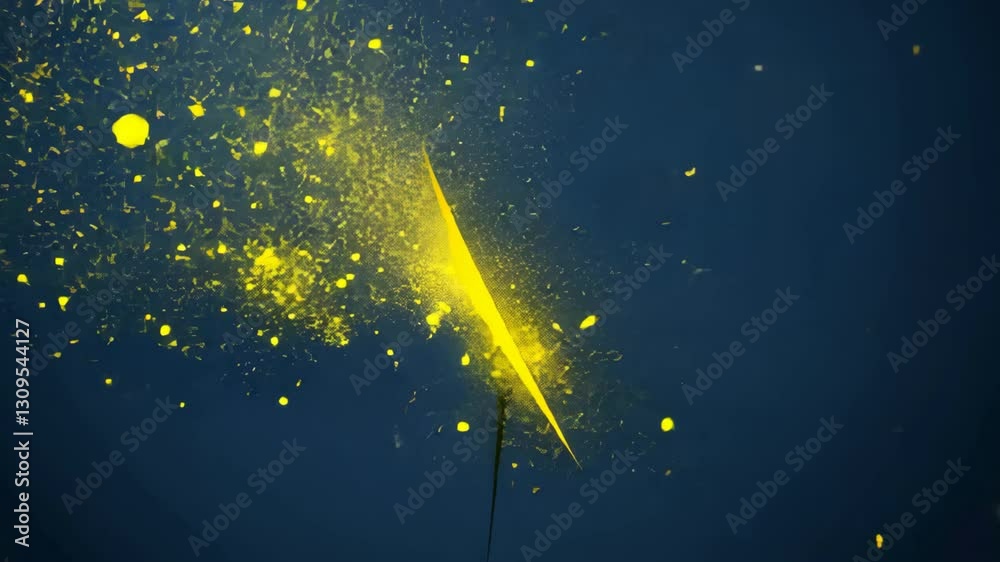 professional back drop for project and business, clean minimal geometric background blue yellow color