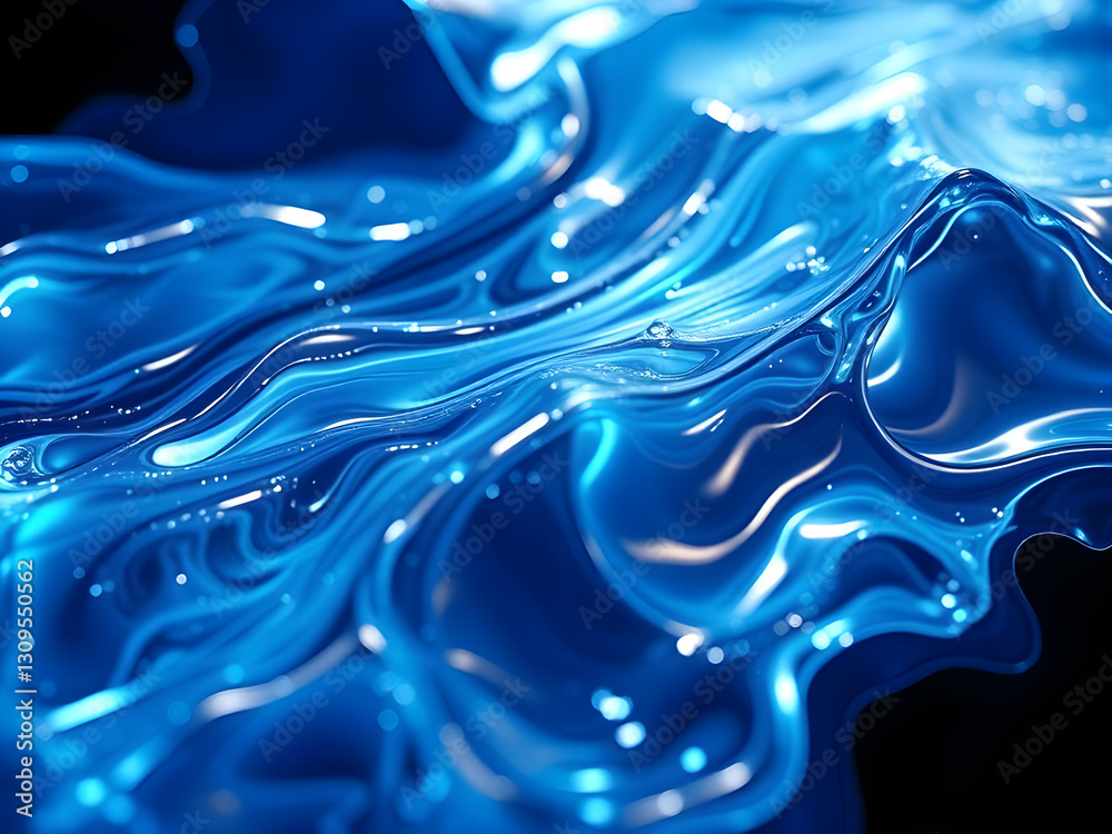 A dynamic liquid glass texture with reflective highlights and deep shadows, creating a futuristic feel A dynamic liquid glass texture with reflective highlights and deep shadows, creating a futuristic feel