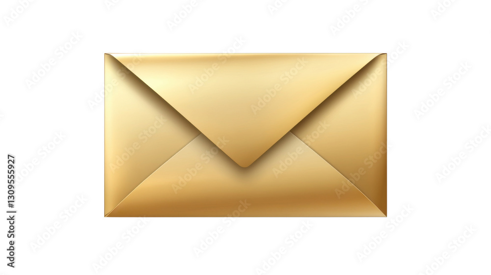 yellow envelope with blank letter isolated on white background yellow envelope with blank letter isolated on white background
