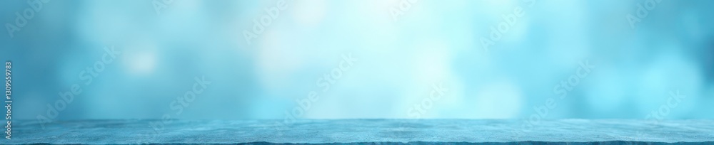 Fototapeta premium Soft blue backdrop, blurred white center, aged edges , wallpaper, blur, pastel