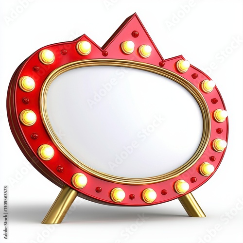 Glamorous mirror with intricate gold frame reflecting light and enhancing the beauty of any room or space photo