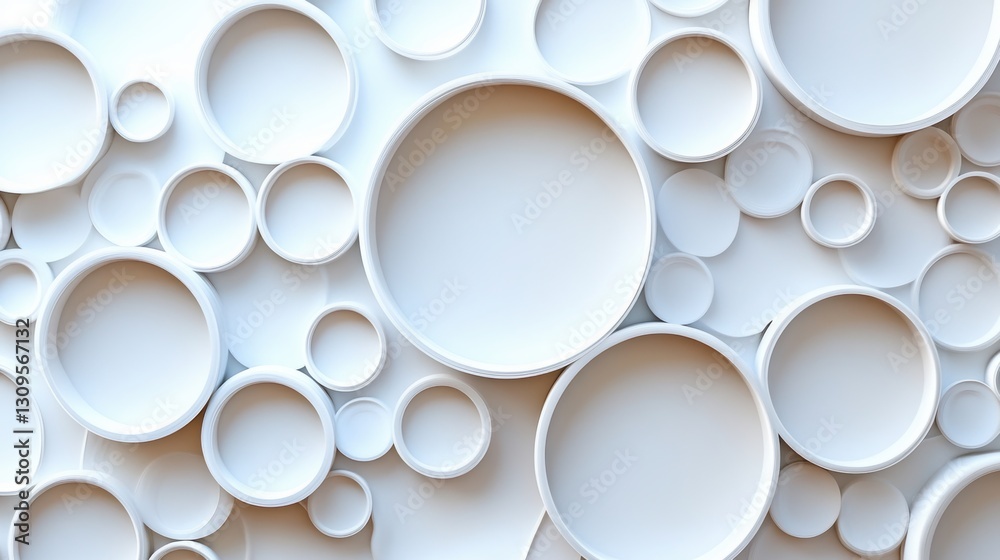 Abstract white circles with slight transparency. Abstract white circles with slight transparency.