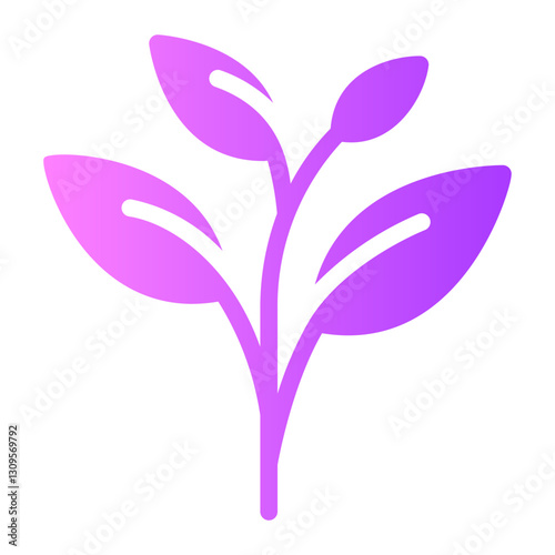 herb gradient icon
