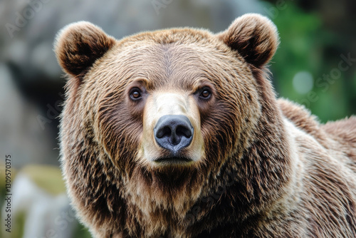 A close-up of a brown bear (Grizzly)