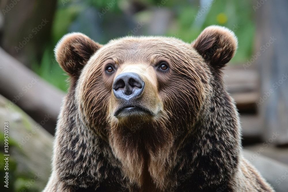 Obraz premium A close-up of a brown bear (Grizzly)