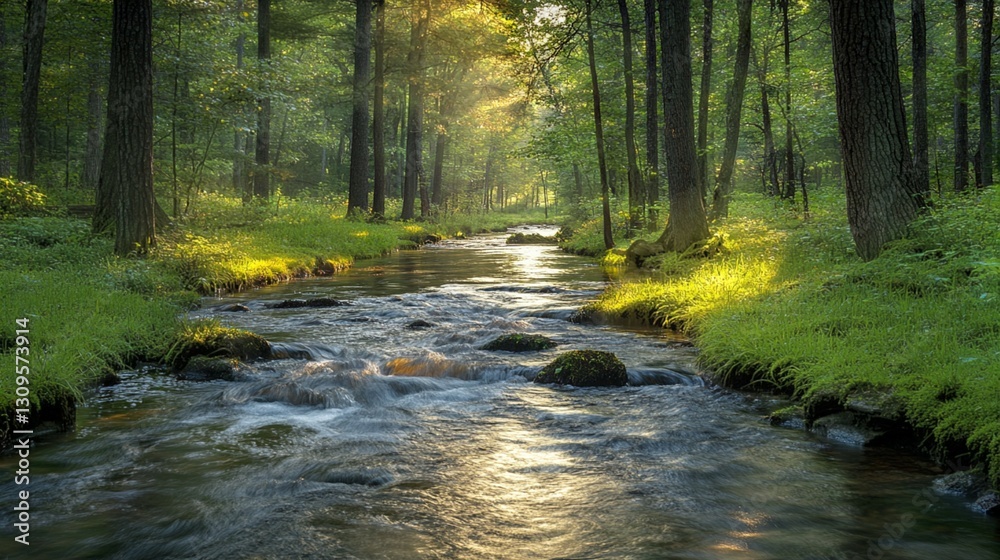 Obraz premium Forest River 