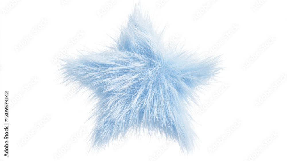 Obraz premium Fuzzy Blue Star