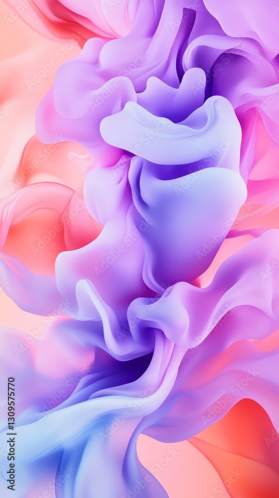Φωτογραφία Abstract swirling color of purple and pink creating a fluid, dreamy background f