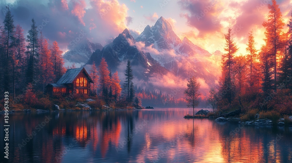 Fototapeta premium Mountains 