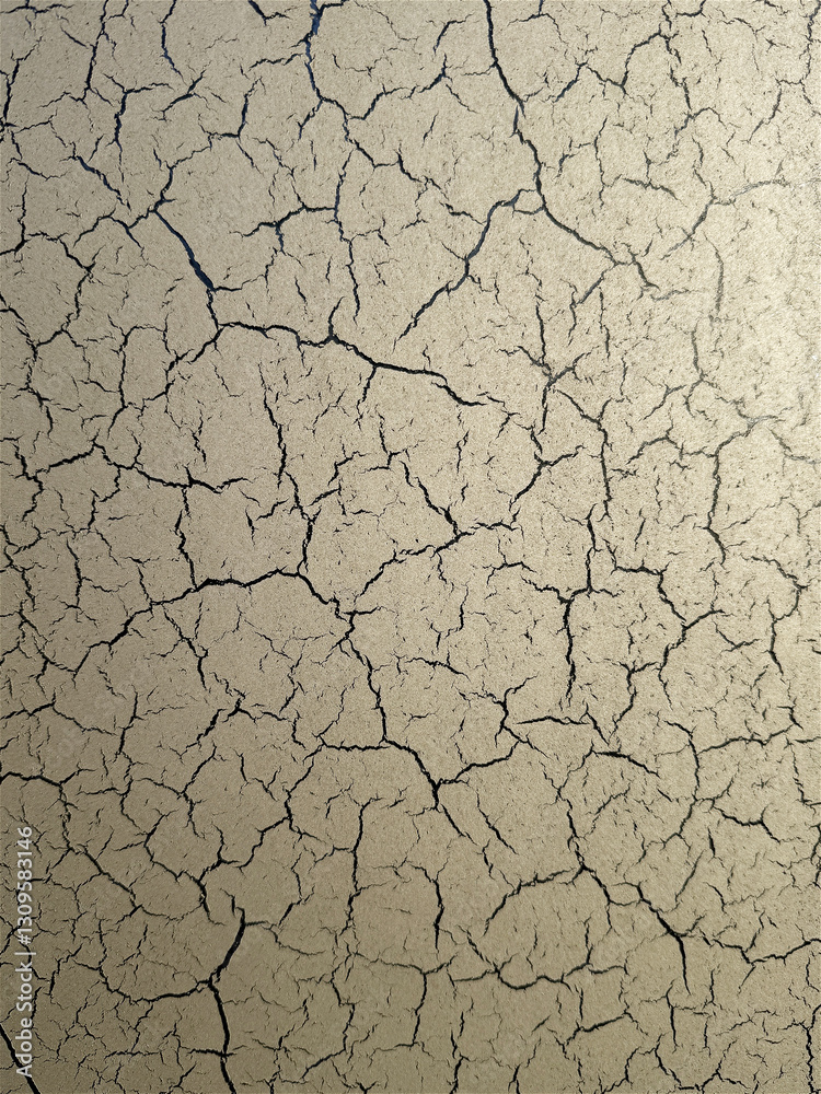 Fototapeta premium Natural authentic crackles in a surface background