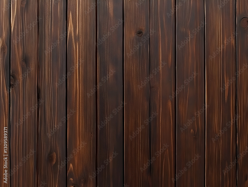 Fototapeta premium Dark Brown Wood Texture Background Illustration