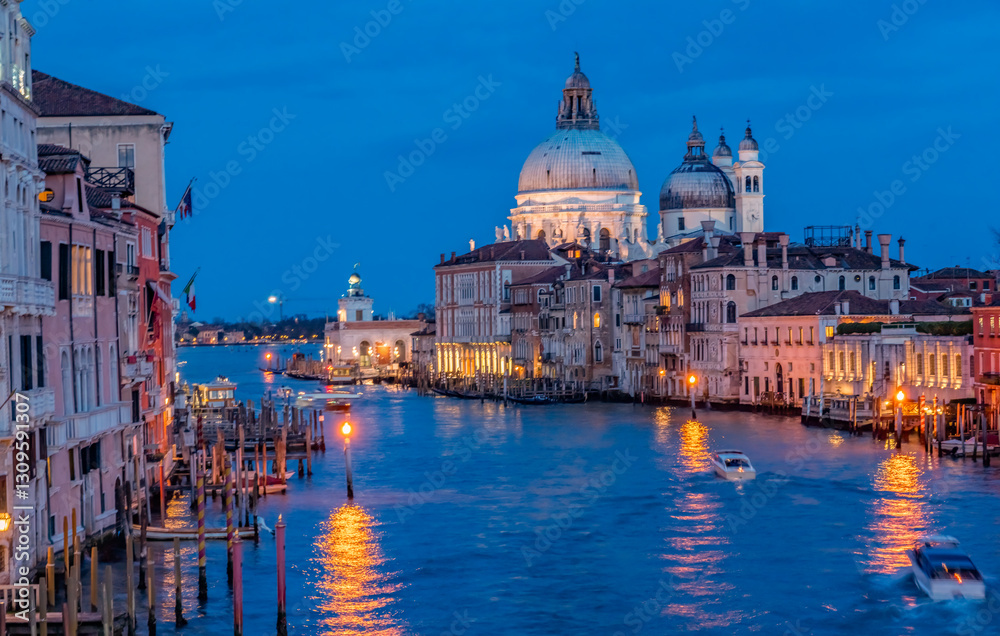 Fototapeta premium canal views around Venice Italy Europe