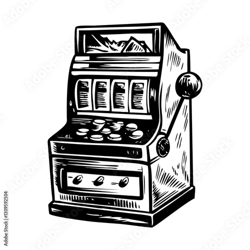 Vintage Casino and Betting Illustrations
